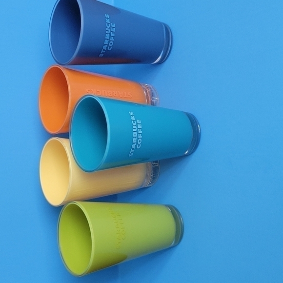 Starbucks Cups Glasses, Rare, Very Hard to Find, Set of (5) - Picture 2 of 8